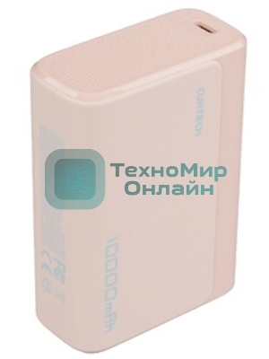 Портативный аккумулятор CUKTECH 30W 1C1A PB100 розовый