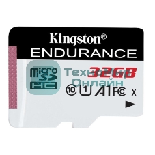 Флеш карта microSD 32Gb Kingston microSDНC Class 10 A1 UHS-I Endurance 95R/30W Card Only