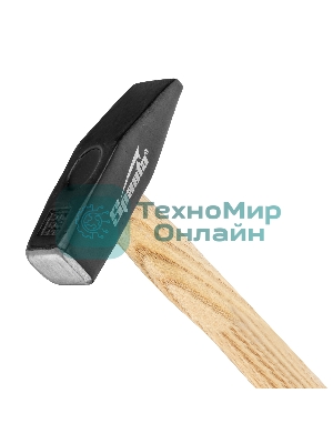 Молоток слесарный Sparta 800 г, квадратный боек, деревянная рукоятка