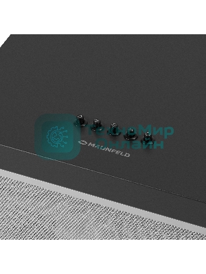 Вытяжка пристенная островная Maunfeld Box Push 40 черный, 40 см, 1000 куб. м/ч, 60 дБ