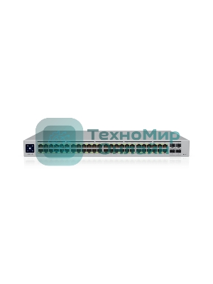 Коммутатор Ubiquiti USW-PRO-48-POE 48PORT 1000M 2SFP POE
