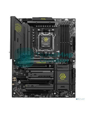 Материнская плата MSI MAG X870E TOMAHAWK WIFI, AM5, AMD X870, 4xDDR5, 4xSATA, 4xM.2, 1xPCI-E 5.0 x16, 1xPCI-E 4.0 x4, 1xPCI-E 3.0 x1, 1xHDMI, 2xUSB Type-C, 1x5Gb LAN, 2xUSB-A 3.2 Gen 2, 3xUSB-A 3.2 Gen 1, 4xUSB-A 2.0, 7.1, Wi-Fi 7, ATX