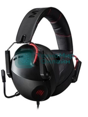 Гарнитура Mad Catz Pilot Pro чёрный, беспроводная + проводная, Bluetooth/радиоканал/3.5 мм, до 60 ч