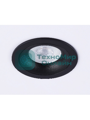 Светильник встраиваемый Ambrella light TN102724 BK черный GU5.3 92*92*23