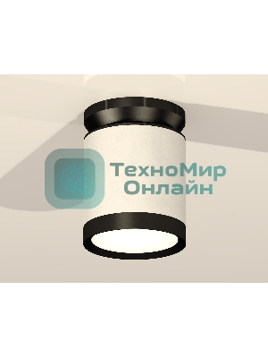 Светильник Ambrella Light XS8141020 SWH/PBK белый песок/черный полированный GX53 (N8902, C8141, N8113)