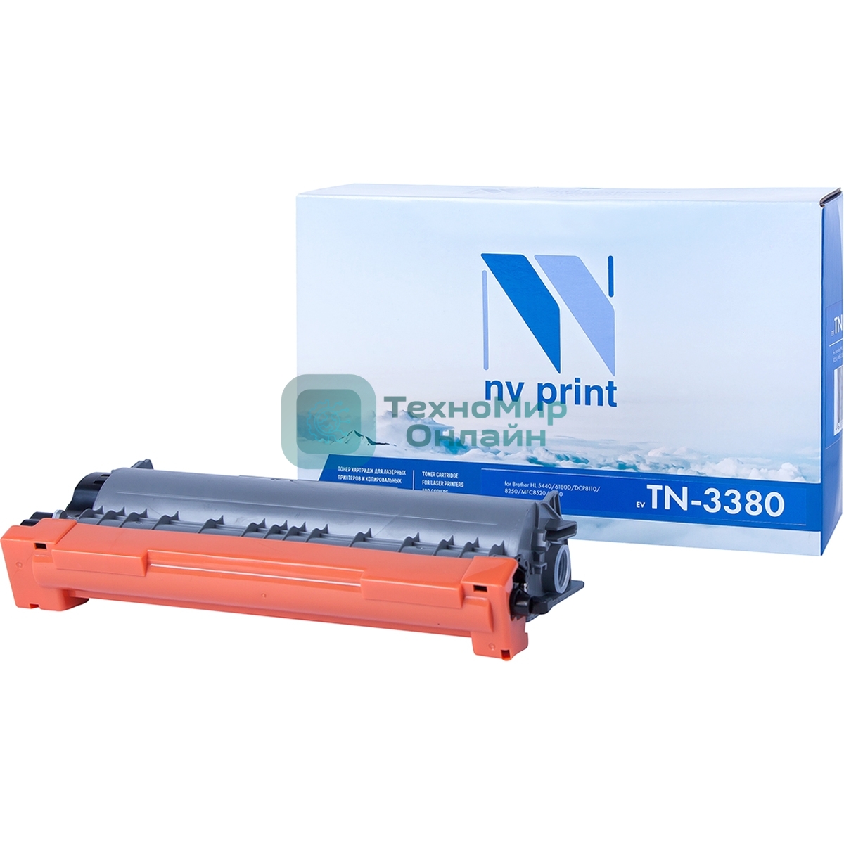 Картридж NVPrint совместимый Brother TN-3380T для HL-5440D/5450DN/5470DW/6180DW/8250/8950/DCP-8110/MFC-8520 (8000k)