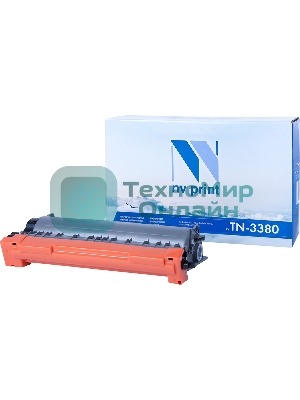 Картридж NVPrint совместимый Brother TN-3380T для HL-5440D/5450DN/5470DW/6180DW/8250/8950/DCP-8110/MFC-8520 (8000k)