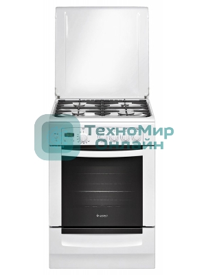 Плита газовая Gefest ПГ 6100-03 белый, конфорок 4 шт, духовка 52 л, 60 см x 85 см x 60 см