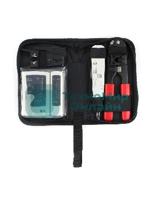 Набор инструментов Gembird TK-NCT-01 для работы с локальной сетью (4 предмета) набор