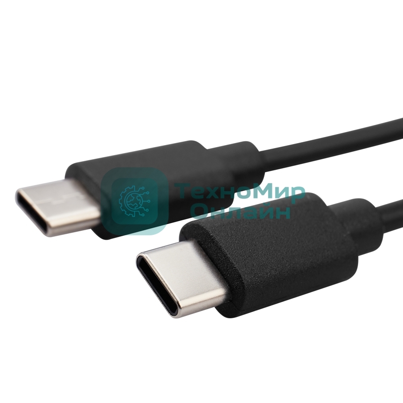 Кабель Rexant Type-C - Type-C 2A/1м/PVC/черный