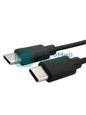 Кабель Rexant Type-C - Type-C 2A/1м/PVC/черный