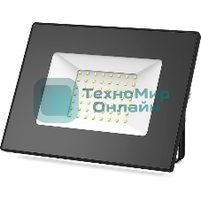 Прожектор светодиодный Gauss Elementary 50Вт 3510лм IP65 6500К черный ПРОМО