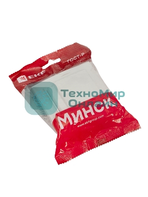 Розетка 1-мест. СП с/з с крышкой 16А белый с защ. штор. IP44 EKF ERR16-029-100-44 EKF Минск