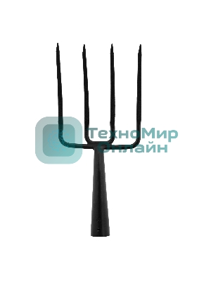 Вилы 4-х рогие, огородные, 175х220 мм, кованые, без черенка, АРТИ