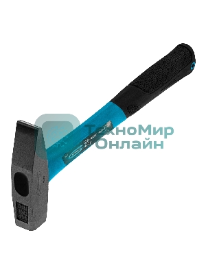 Молоток слесарный Gross 10274 400 г, квадратный боек, фибергласовая обрезиненная рукоятка