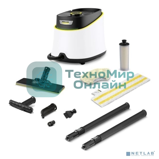 Пароочиститель напольный Karcher EasyFix SC 3 Deluxe 1900Вт белый