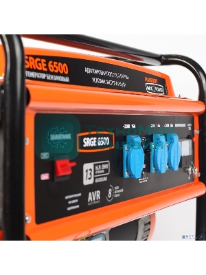 Электрогенератор бензиновый Patriot Max Power SRGE 6500, 5.5 кВт, 78 дБ, 72 кг