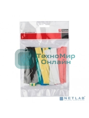 Набор трубок термоусадочных тонкостен. 30/15 (7 цветов по 3шт 100мм) EKF tut-n-30