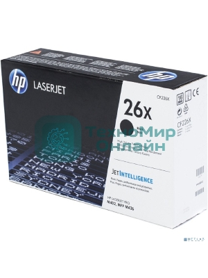 Тонер Картридж HP 26X CF226X черный для HP LJ Pro M402/M426 (9000стр.)