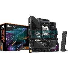 Материнская плата Gigabyte B850M AORUS ELITE WIFI6E, AM5, AMD B850, 4xDDR5, 4xSATA, 2xM.2, 1xPCIe 5.0 x16, 1xPCIe 3.0 x4, 1xDP (v1.4), 1x2.5Gb LAN, Wi-Fi 6E, Bluetooth 5.3, 2xUSB-C 10Gbps, 2xUSB-A 10Gbps, 5xUSB-A 5Gbps, 4xUSB-A 2.0, S/PDIF, 2x3.5 мм, 7.1, mATX