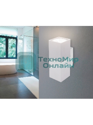 Настенный светильник FW245/2 WH/CH белый/хром GU10*2 max 12W 155*61*80