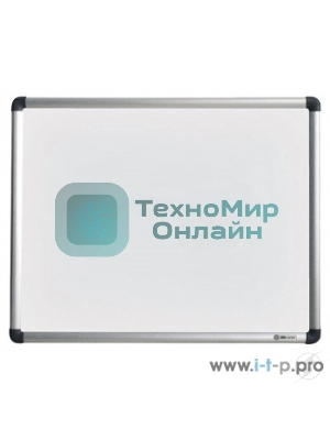 Демонстрационная доска Cactus CS-MBD-120X150 магнитно-маркерная, лак, 120x150 см, алюминиевая рама белый