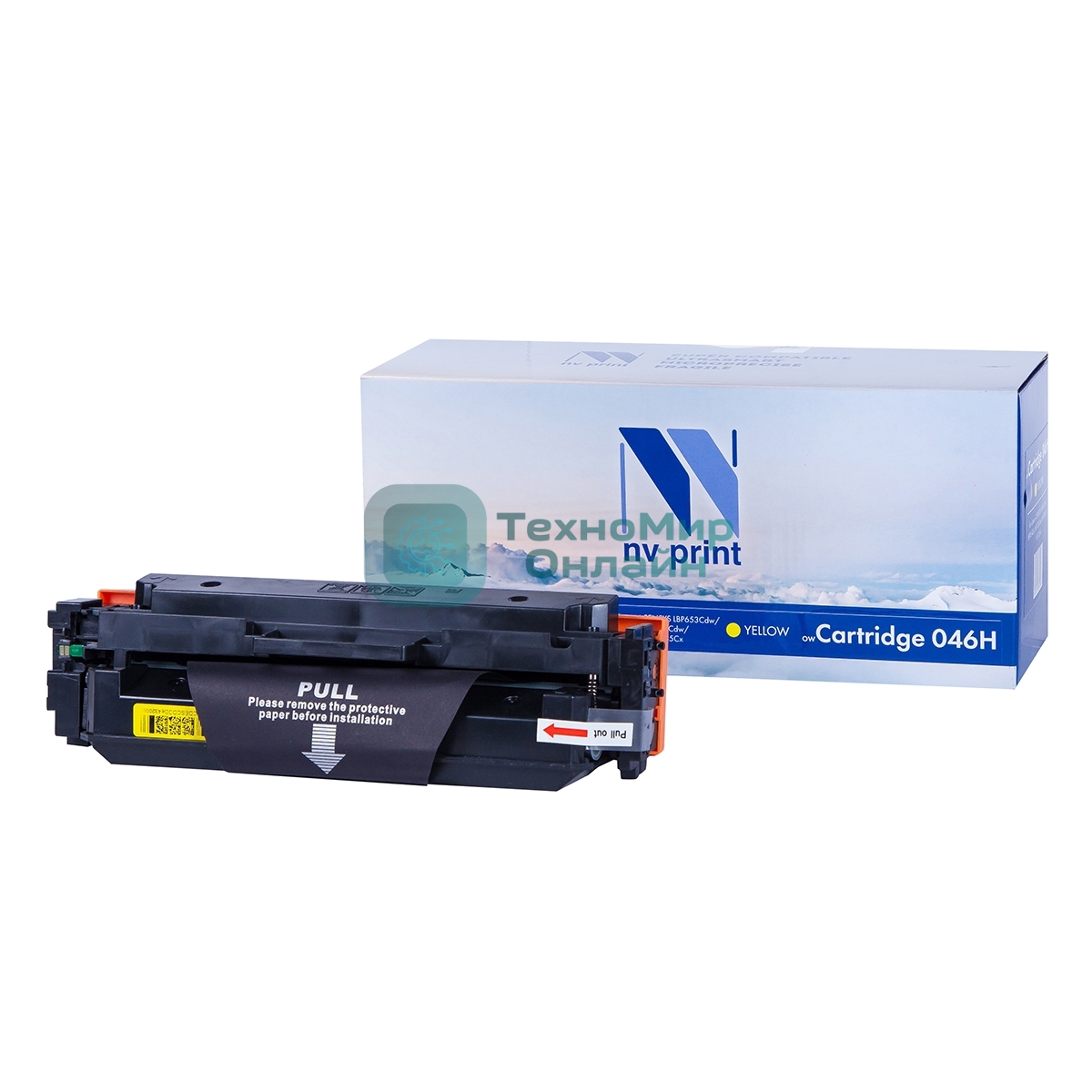 Картридж лазерный NVPrint совместимый NV-046H Yellow для Canon i-SENSYS LBP653Cdw/LBP654Cx/MF732Cdw/MF734Cdw/MF735Cx (5000k)