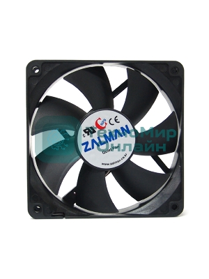 Вентилятор для корпуса Zalman ZM-F3 PLUS (SF) черный, 120 мм, 1200 об/мин, 23 дБ, 3 pin