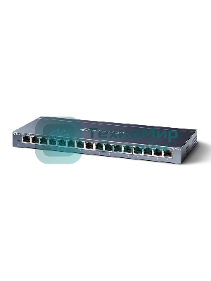 Коммутатор TP-Link TL-SG116 16-портовый гигабитный настольный коммутатор