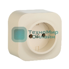 Розетка без заземления без шторок (Слоновая кость) Legrand 782240