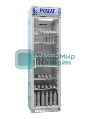 Холодильная витрина Pozis Свияга-538-10 белый однокамерный 376л