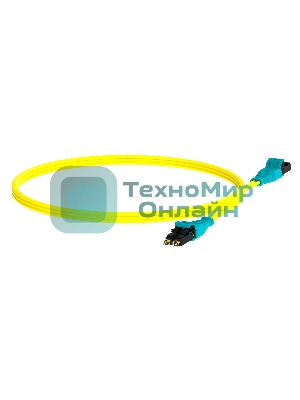 Патч-корд Panduit F92ELQ1Q1SNM003 2x9/125 OS1/OS2 LC push-pull-LC push-pull 3м LSZH желтый