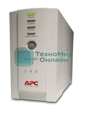 Источник бесперебойного питания APC Back-UPS BK500EI 300Вт 500ВА бежевый