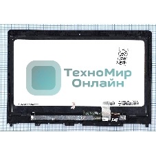 Модуль (матрица + тачскрин) для Lenovo Flex 4 14 черный с рамкой