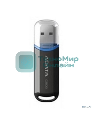 Флешка USB ADATA C906 (AC906-32G-RBK), 32Gb, USB 2.0, R/W 15/5, черный/синий