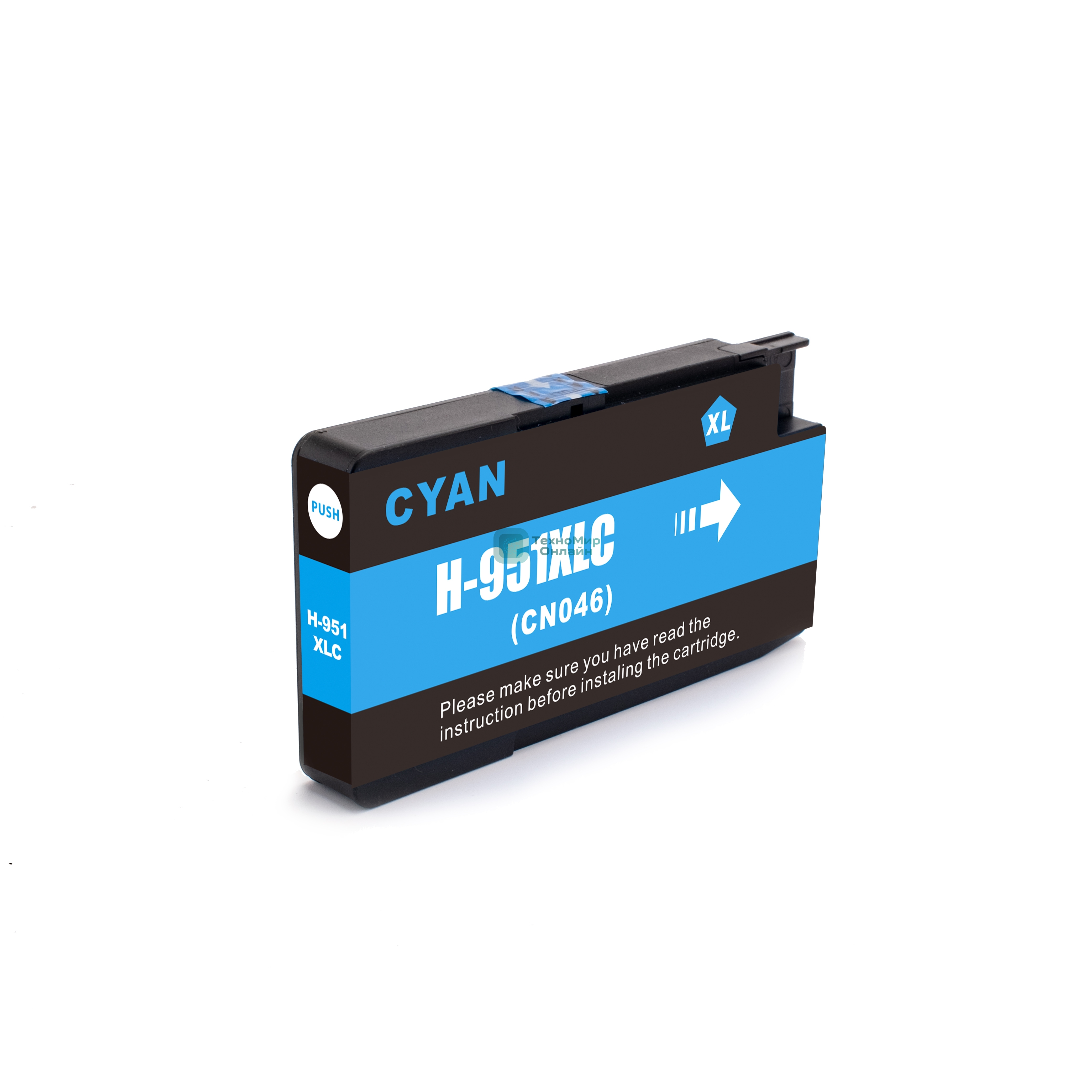 Картридж струйный NVPrint 951XL (NV-CN046AE) Cyan для HP OfficejetPro 251/276/8100/8615/8616/8600/8610/8620/8630/8640/8650/8660 (30 мл) cовместимый