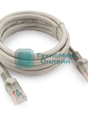 Патч-корд UTP Cablexpert cat.5e, 2м, литой, многожильный, оранжевый