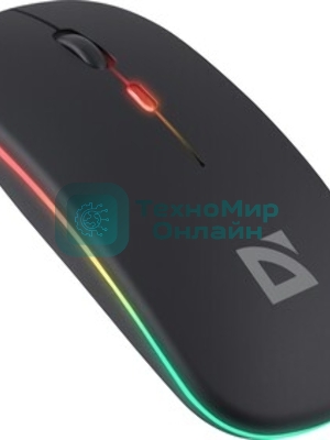 Мышь беспроводная Defender Coda MB-261 черный, 1600 dpi, радиоканал, Bluetooth, USB, кнопки - 4