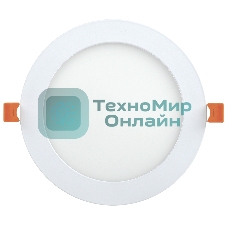 Светильник LED ДВО 1608 18Вт 6500К IP20 круг белый IEK LDVO0-1608-1-18-6500-K01