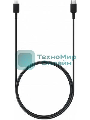 Кабель Samsung EP-DX310JBRGRU USB Type-C (m)-USB Type-C (m) 1.8м черный (упак.:1шт)