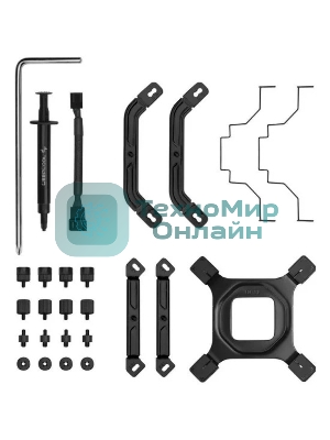 Кулер для процессора DEEPCOOL AK500 ZERO DARK черный, 120 мм, алюминий/медь, 1850 об/мин, 31.5 дБ, 4 pin, 240 Вт, 158 мм