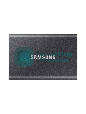 Внешний SSD Samsung T7, 2TB, USB 3.2 Gen 2 Type-C, R/W 1050/1000, титан