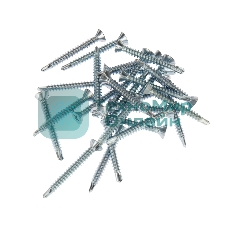 Саморез оконный Kranz сверло, 3.9х35, белый цинк, упаковка поставщика (8 000 шт.)