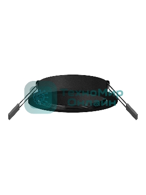 Корпус светильника C6513 SBK черный песок D80*H25mm MR16 GU5.3