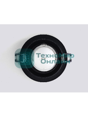 Светильник встраиваемый Ambrella light TN102724 BK черный GU5.3 92*92*23