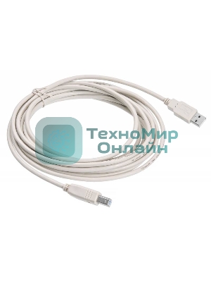 Кабель USB2.0 Buro USB A (m)/USB B (m) 5м