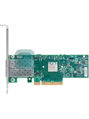 Сетевая карта ConnectX-4 Lx EN network interface card, 25GbE dual-port SFP28, PCIe3.0 x8, tall bracket, SR-IOV, TCP/UDP, MPLS, VxLAN, NVGRE, GENEVE, iSER, NFS RDMA, SMB Direct, ROHS R6