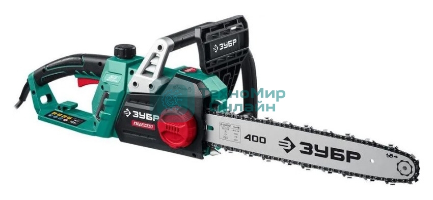 Пила цепная электрическая ЗУБР ПЦ-2440, 2400 Вт, 40 см шина