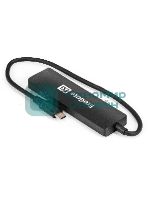 USB-концентратор 4-в-1 ExeGate DUB-4CP/3 (кабель-адаптер USB Type C --> 4xUSB3.0, Plug&Play, черный)