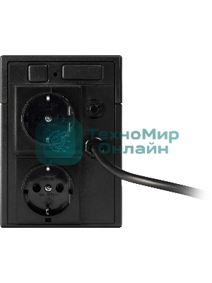 Источник бесперебойного питания SMARTWATT UPS UNI 450 черный 450/250 ВА/Вт, линейно-интерактивный, напольный, LED индикация, Shuko CEE7/4 - 2 шт.